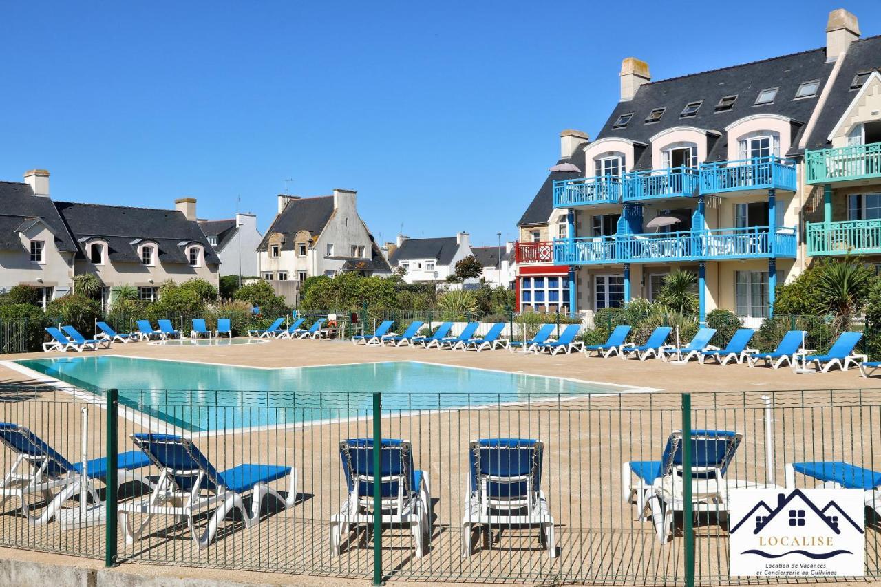 LocaLise au Guilvinec - A15 - Vue sur la mer la piscine et le jardin - Tout à pied, plages, port, centre, commerces, marché - Wifi inclus - Animaux bienvenus - Linge de lit inclus Exterior foto