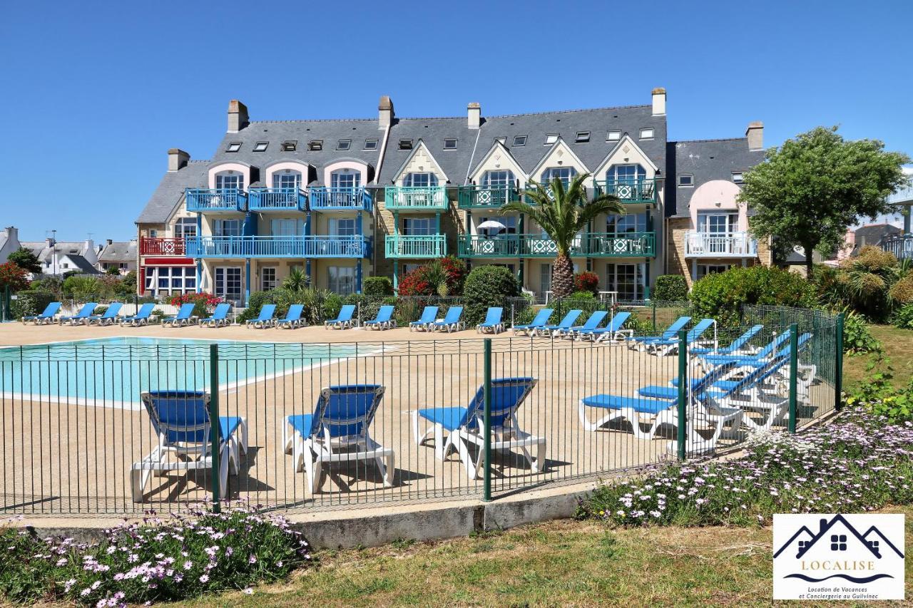 LocaLise au Guilvinec - A15 - Vue sur la mer la piscine et le jardin - Tout à pied, plages, port, centre, commerces, marché - Wifi inclus - Animaux bienvenus - Linge de lit inclus Exterior foto