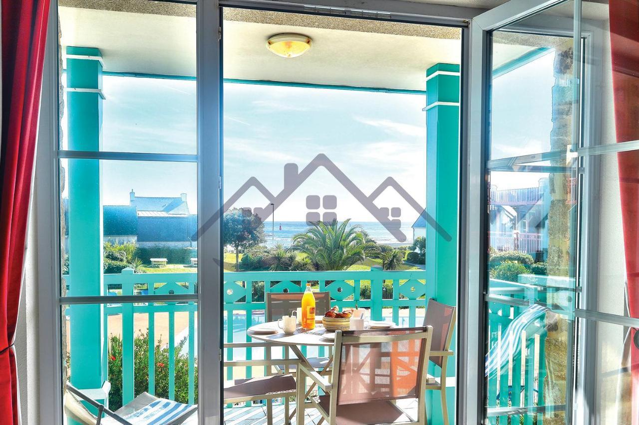 LocaLise au Guilvinec - A15 - Vue sur la mer la piscine et le jardin - Tout à pied, plages, port, centre, commerces, marché - Wifi inclus - Animaux bienvenus - Linge de lit inclus Exterior foto